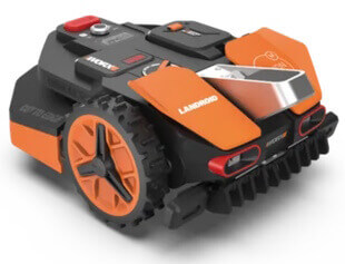 The Worx Landroid Vision robot lawn mower operates without perimeter wire